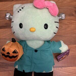 Hello Kitty frankenstein halloween  Greeter Plush 2024 New With Tags